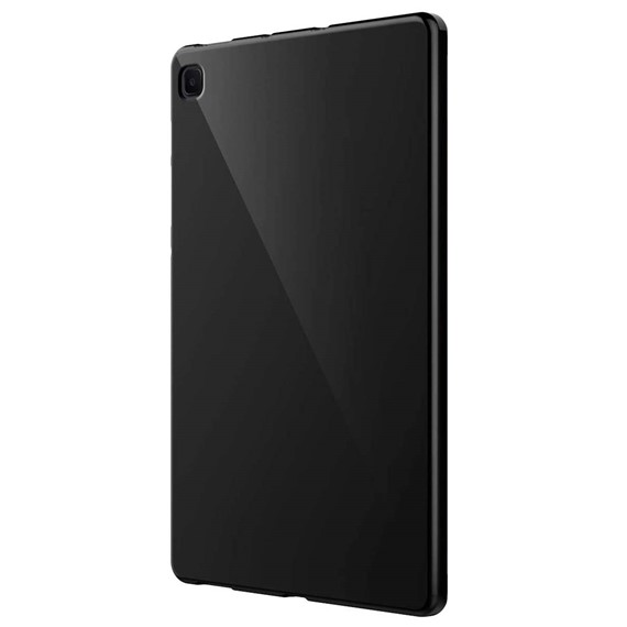 CaseUp Samsung Galaxy Tab A7 Lite T225 Kılıf İnce Şeffaf Silikon Siyah 2